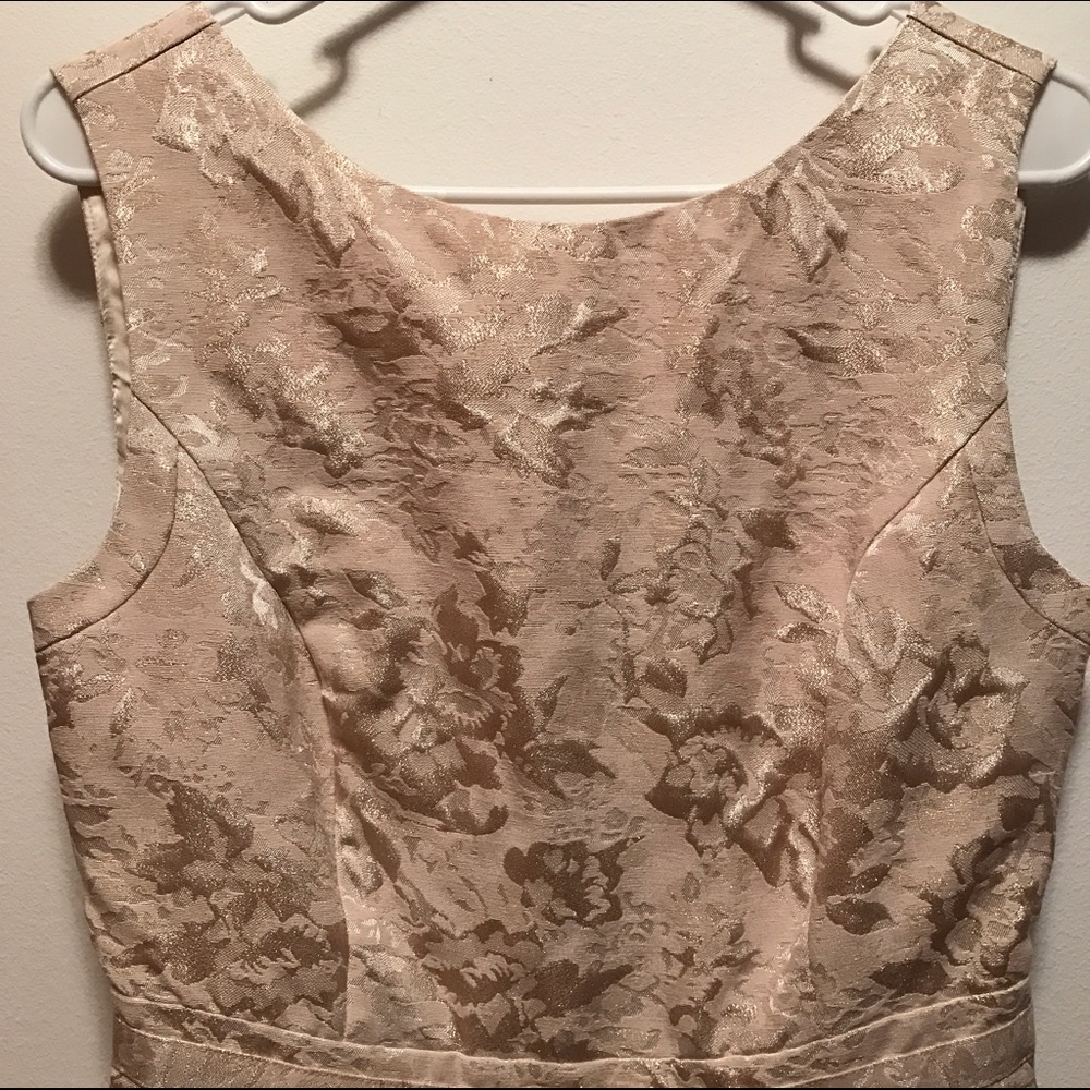 Ivory and Gold Teacup Dress