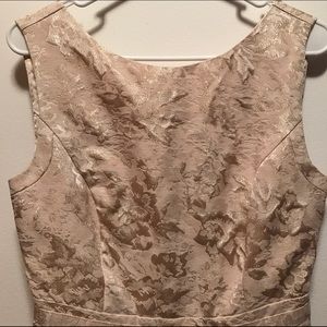 Ivory and Gold Teacup Dress