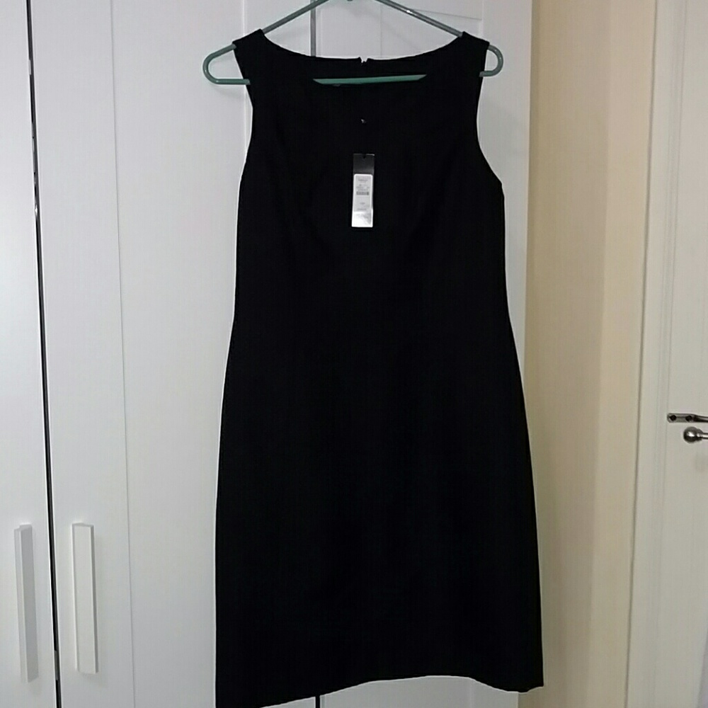Black sheath dress