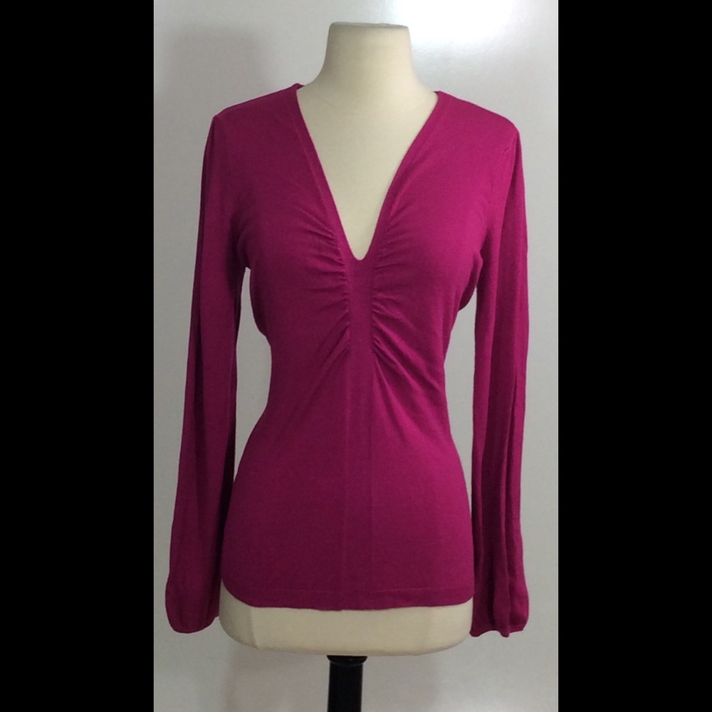 Raspberry Joseph A Sweater