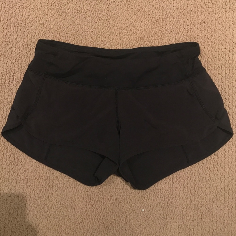 Black speed shorts