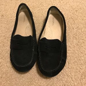 Merona faux suede loafers