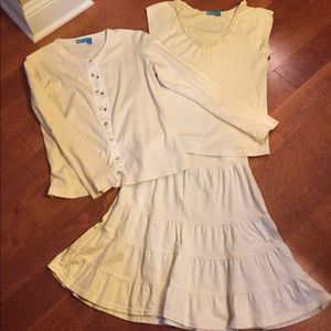 Fresh Produce Ivory 3-piece set