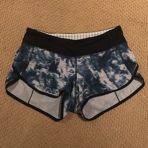 Blue speed shorts