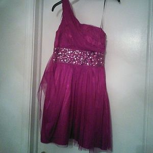 Formal Fushia Colored Dress