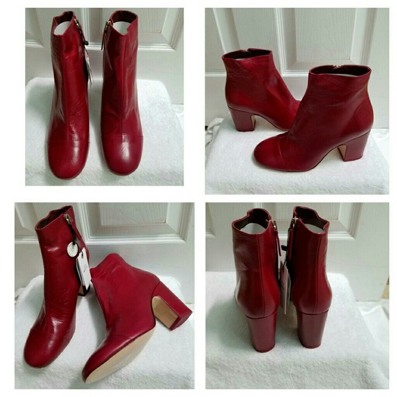 Zara leather ankle boots (6126) - Picture 4 of 4