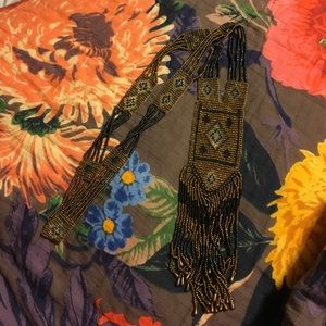 Seed bead Art Deco necklace