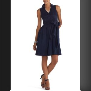 WHBM Sleeveless Fit and Flare Dress