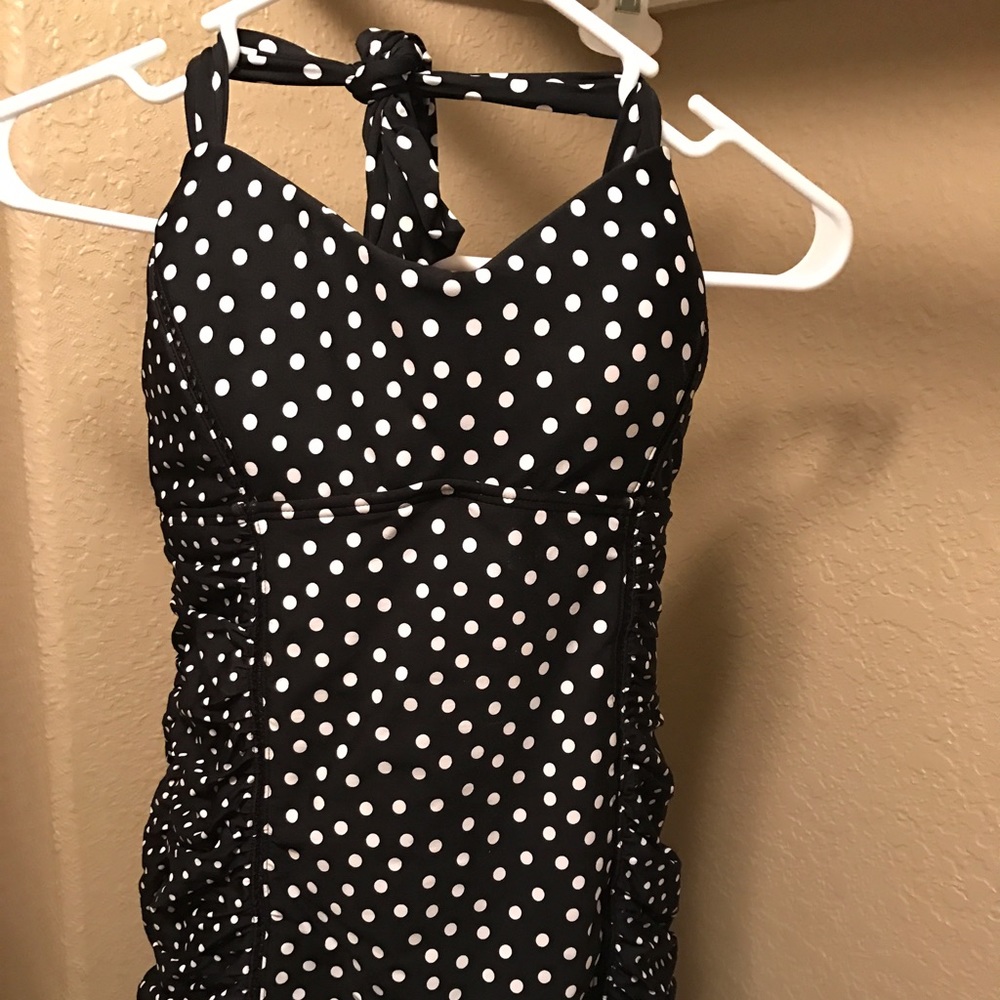 Jantzen polka dot swim dress