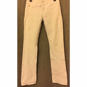 White Bootcut Hudsons