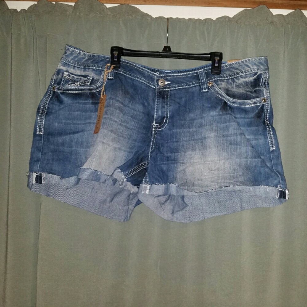 Denim shorts