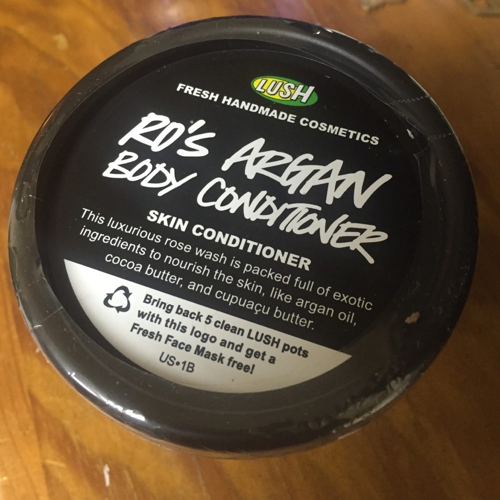 LUSH Ro's Argan Body Conditioner New and Unopened