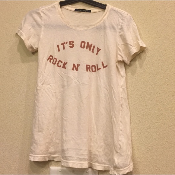 Wildfox Tops - Wildfox "its only rock and roll" vintage tee sml