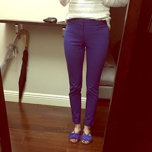 Cobalt blue Sloan ankle pants worn only once!