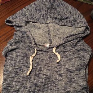 Navy/white Activewear Hoodie Sweater