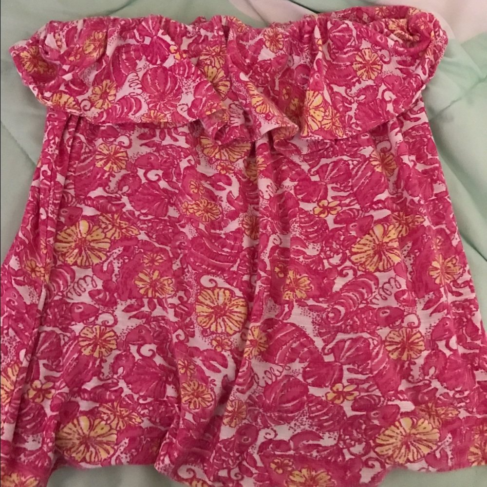 lilly pulitzer tube top!!