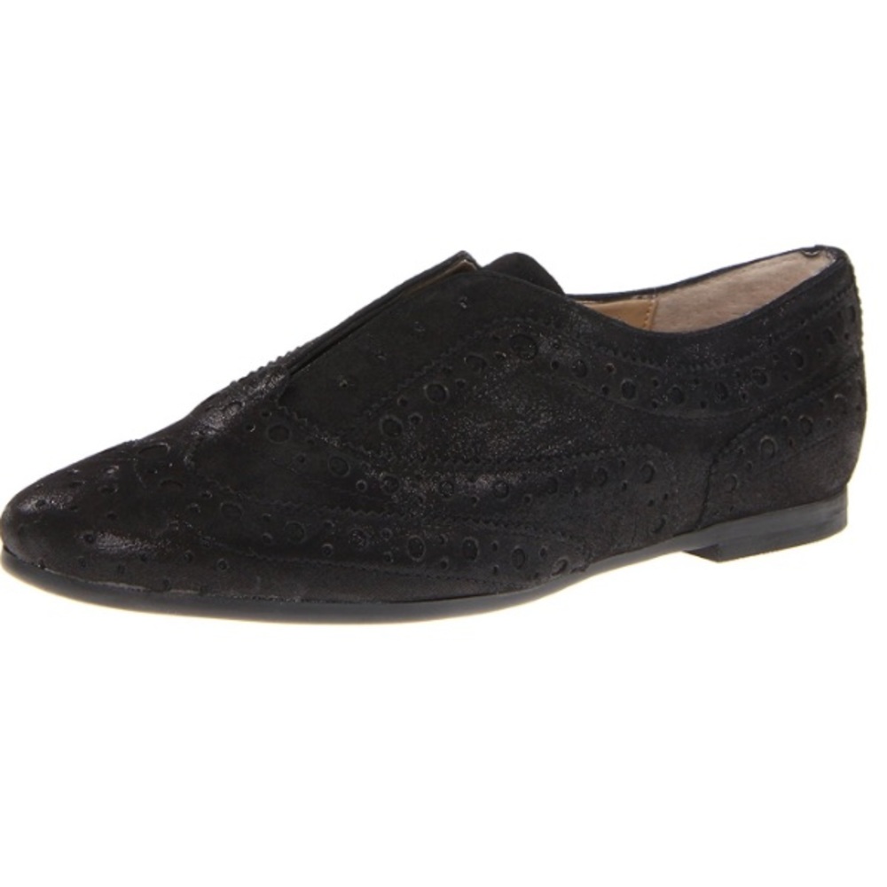 Nine West Black Suede Vita Oxford