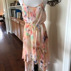 High-Low Pink Dress; NEW WITH TAGS