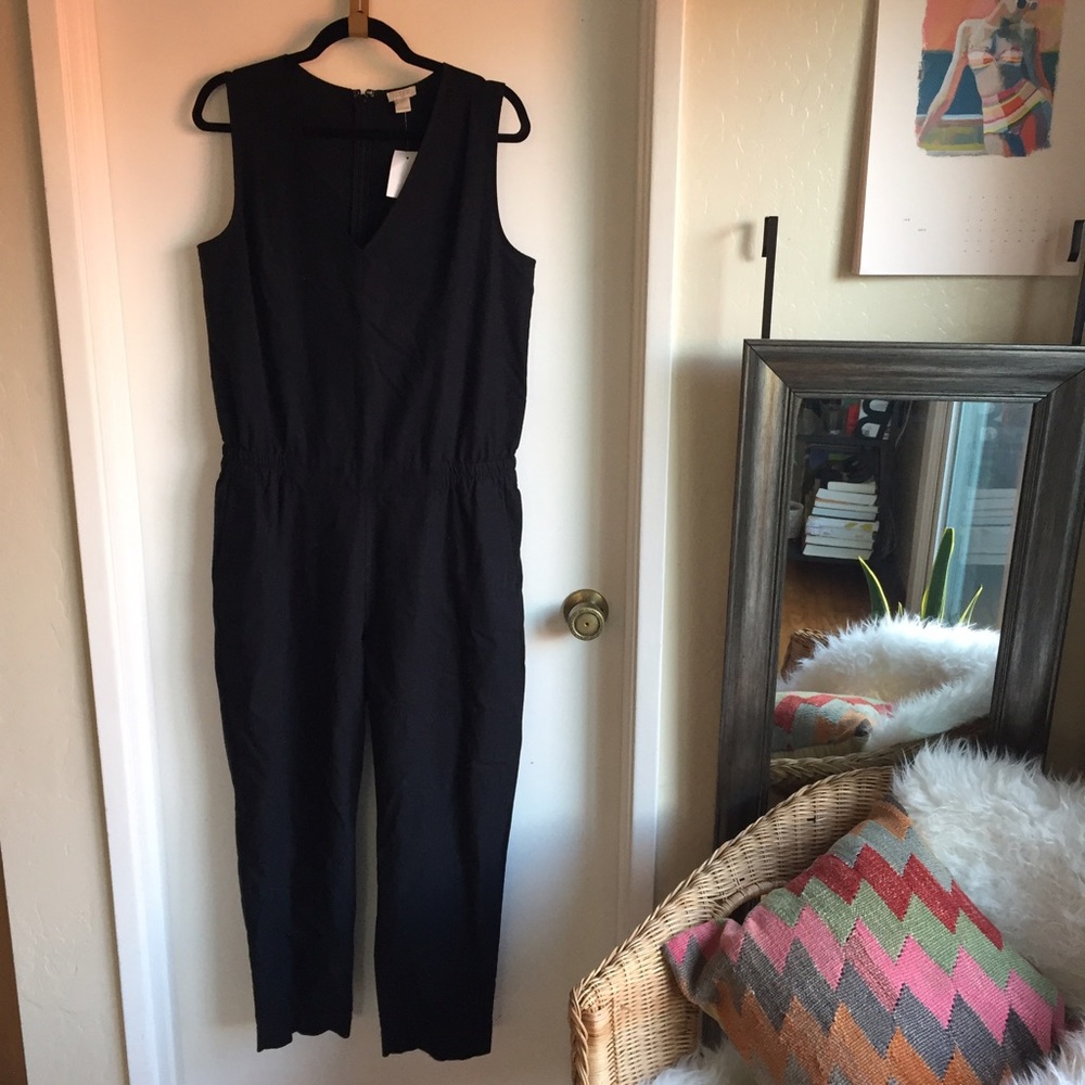 NWT J. Crew Cotton Jumpsuit