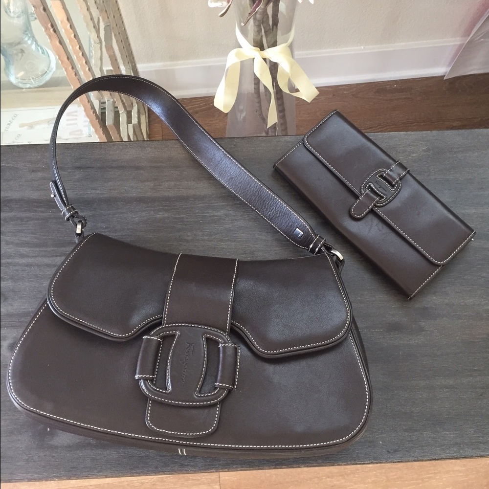 Ferragamo handbag and wallet