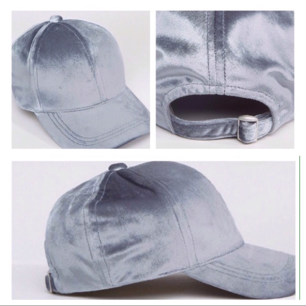 LAST 1❗️NWT Blue Velvet Baseball Hat - Picture 2 of 2