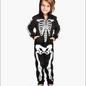 Boy's skeleton sweatsuit. So fun and adorable.