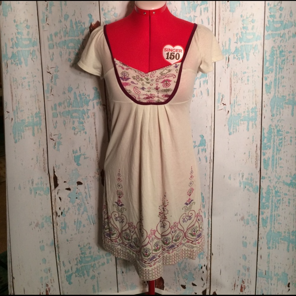 Boho Butterfly Sleeve Dress