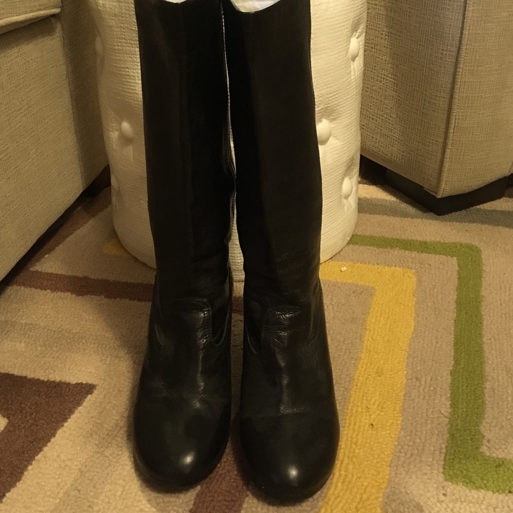 Black Leather Boots