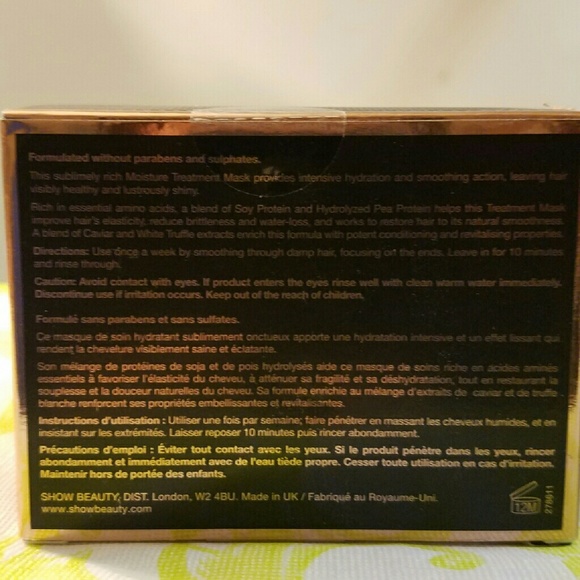 🎉FINAL PRICE🎉NEW Beauty Moisture Treatment Mask - Picture 3 of 4