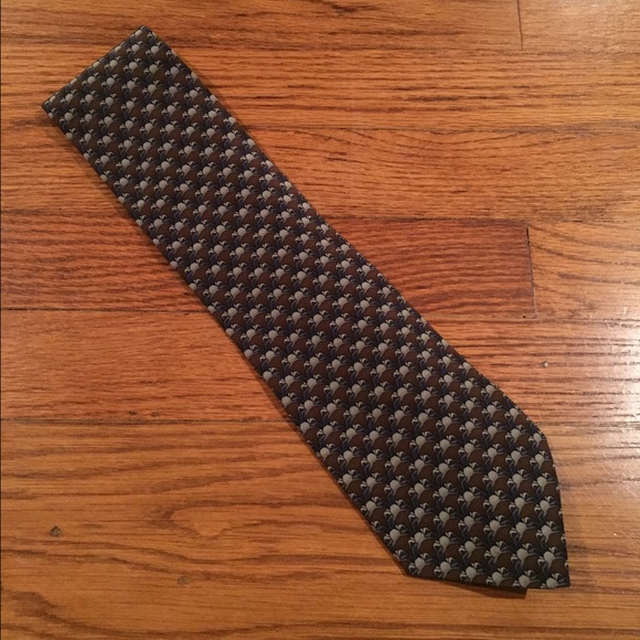 Ties to Nature Crab Tie in Brown - Picture 2 of 3