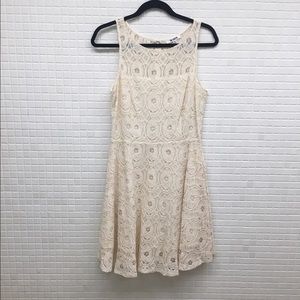 BB Dakota lace fit and flare dress
