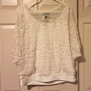 White Lace Shirt