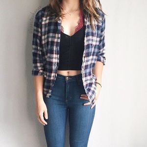 High-Waisted Free People Jeans