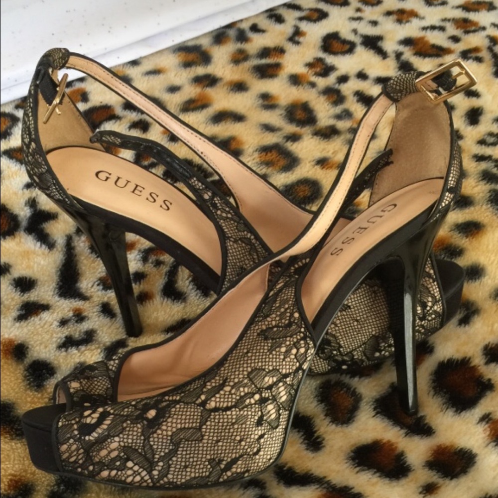 Guess high heels.