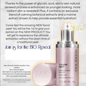 Mary Kay radiance facial peel ☺️🙌👩❤️
