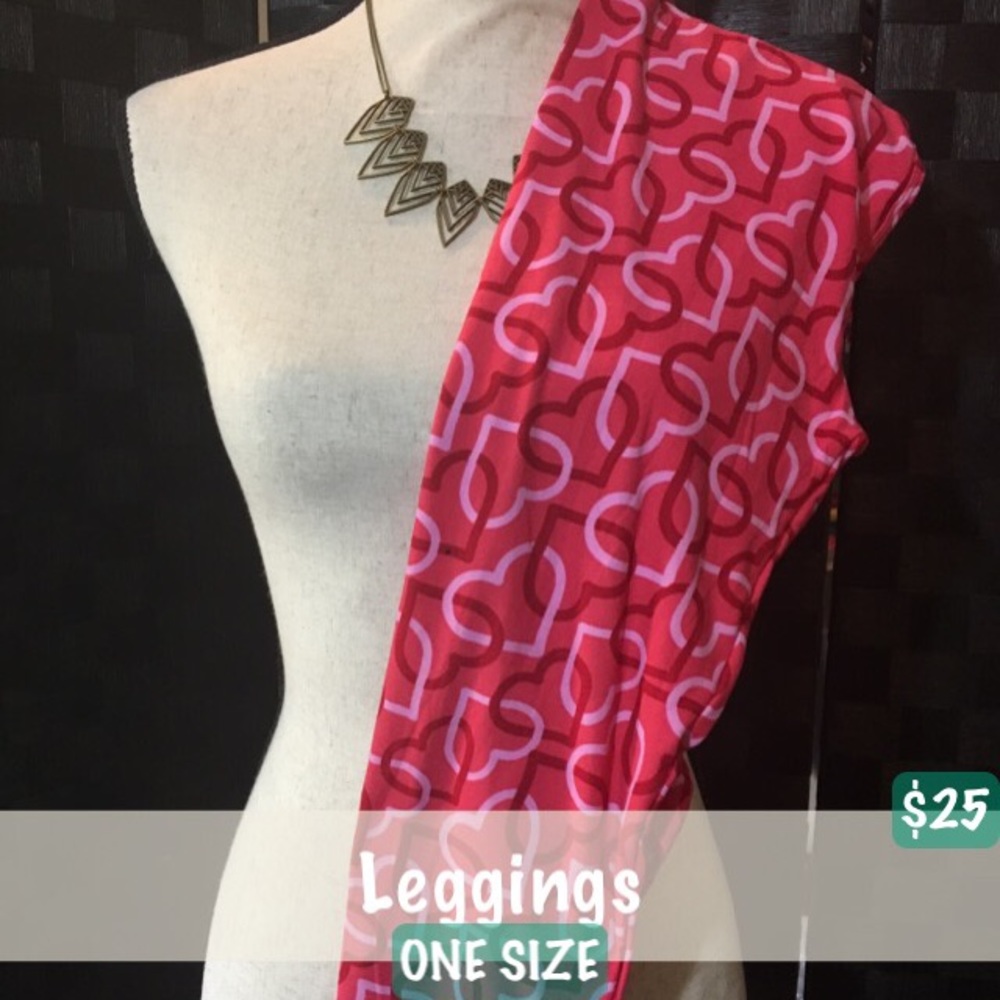 OS Valentine's Day Leggings