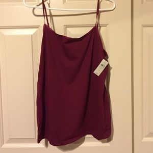 Ann Taylor Maroon Tank Top