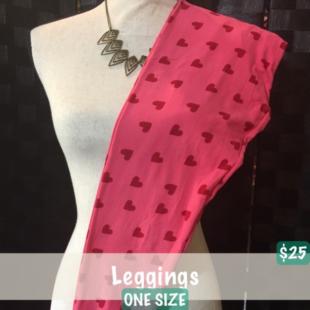 OS Valentine's Day Leggings