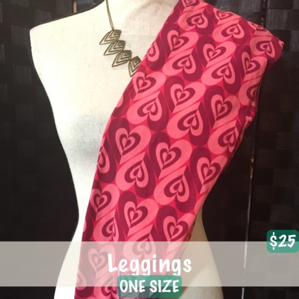 OS Valentine's Day Leggings