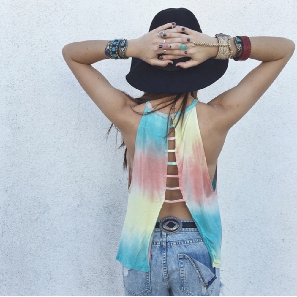 Tye dye tank top