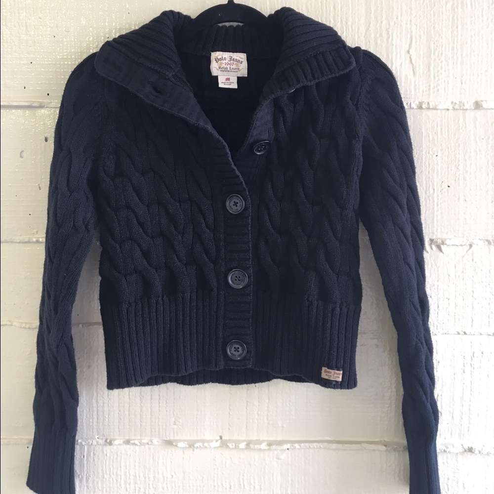 ❌❌SOLD❌❌ Polo Jeans Company Crop Sweater