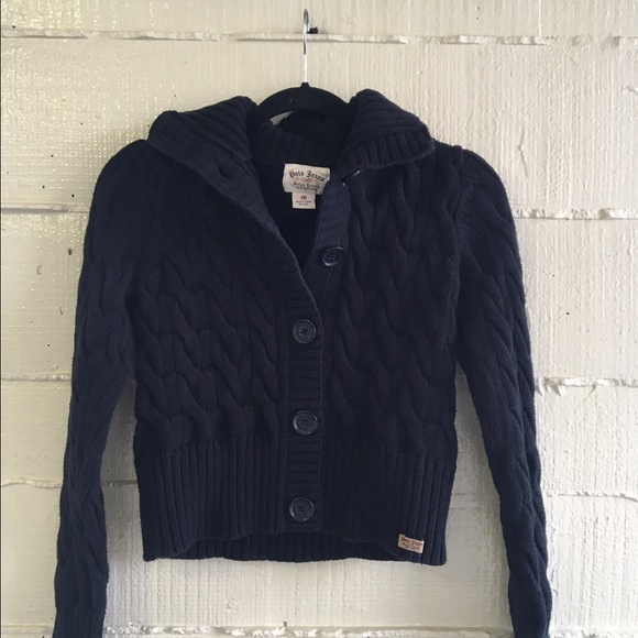 ❌❌SOLD❌❌ Polo Jeans Company Crop Sweater - Picture 2 of 4