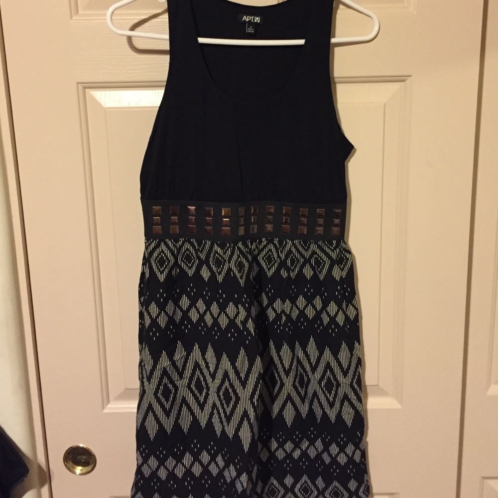 Cute Black Patterned Dress