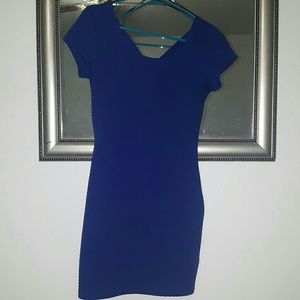 Racer back fitted dress