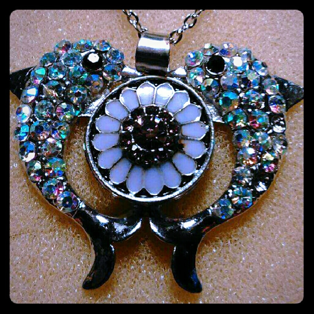 Snap Necklace & Dolphin Earrings