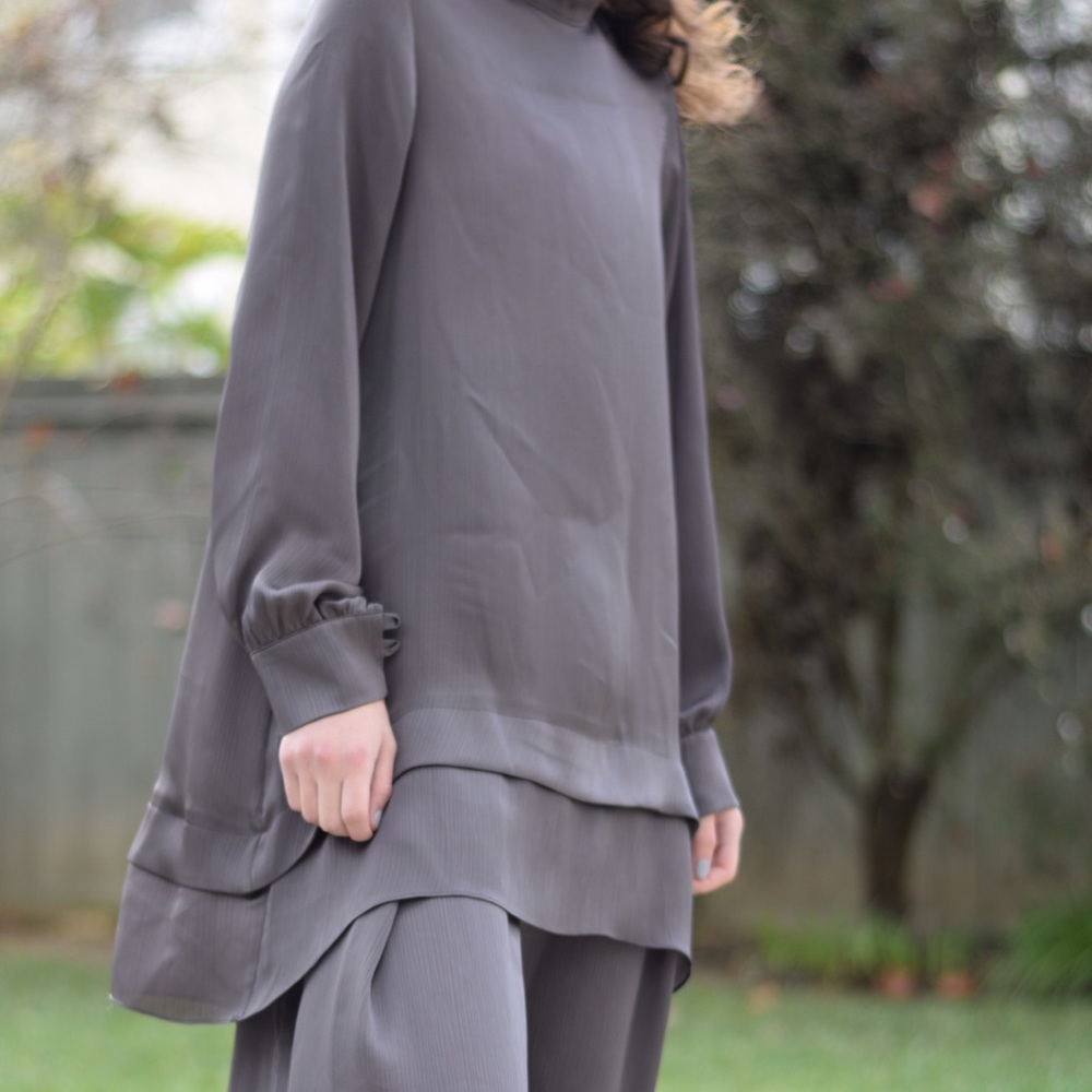 Tunic and wide leg pants