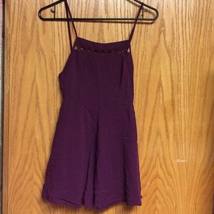 Adorable maroon romper