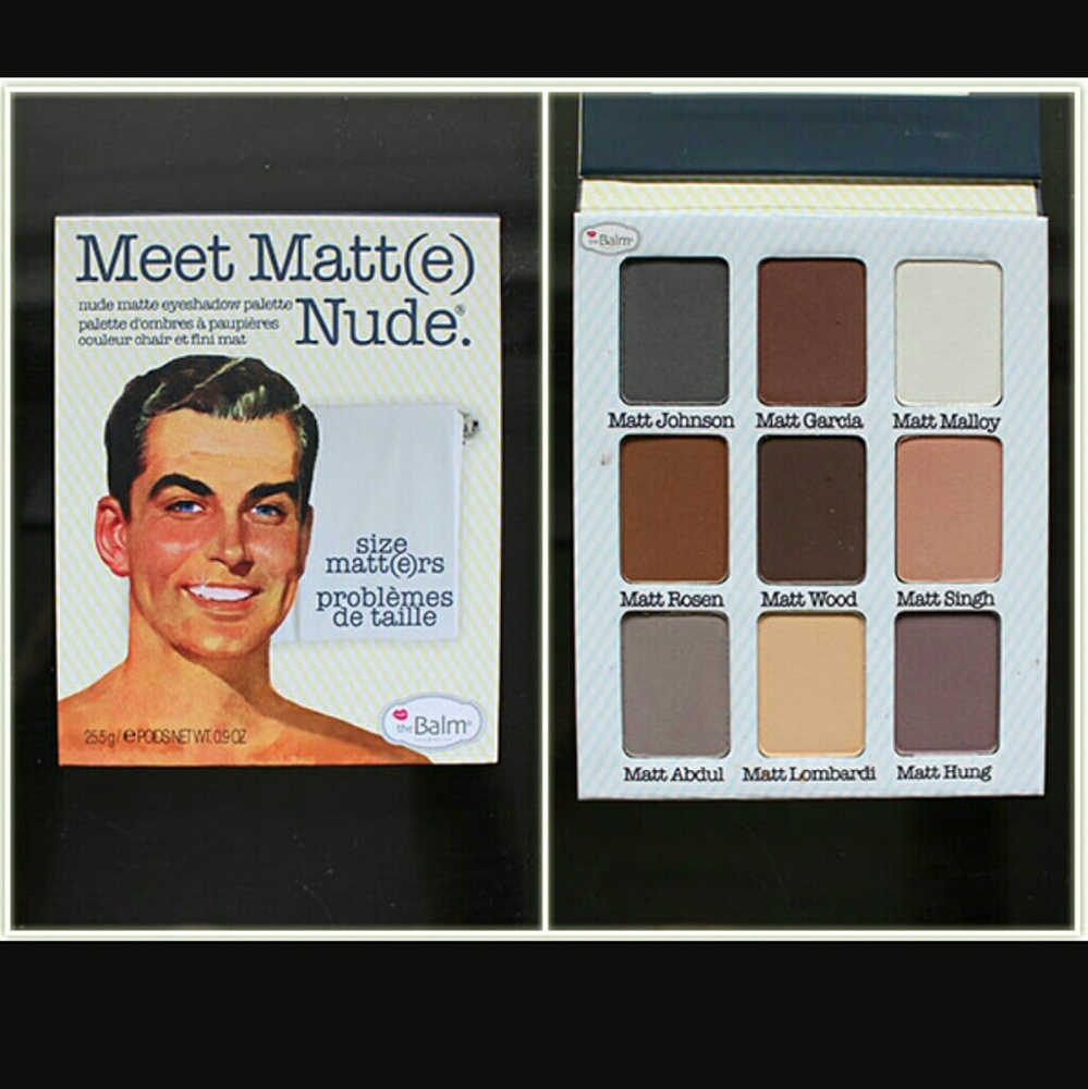 💯😍💓NEW The Balm Cosmetics Meet Matt Nude