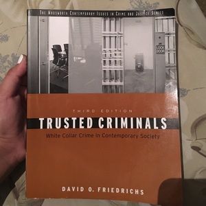 Trusted Criminals White Collar Crime Book !