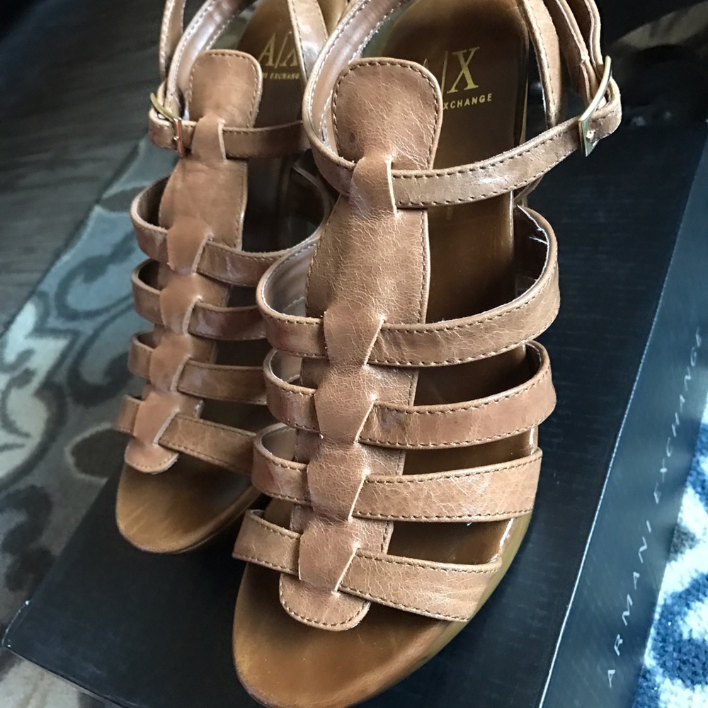 Armani Exchange Gladiator Sandals